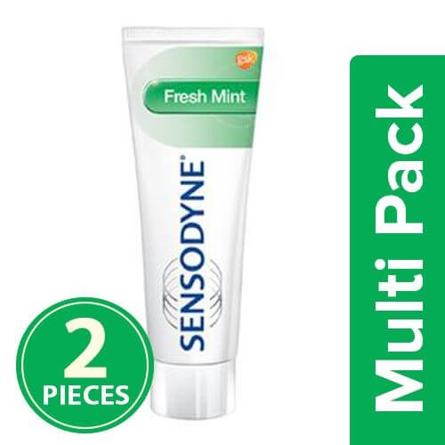 Sensodyne Sensitive Toothpaste - Fresh Mint, 2x75 g (Multipack)